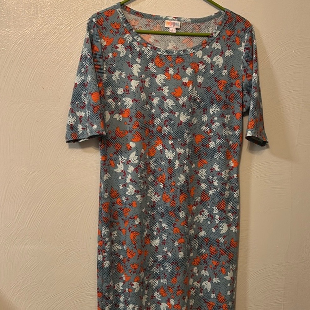 LulaRoe floral dress-size large